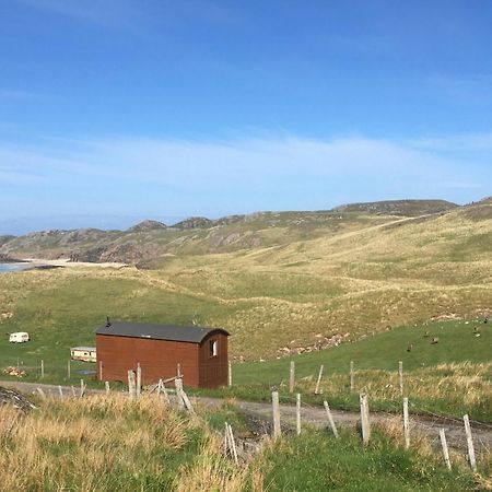 Eco Crofters Wagon By The Beach Oldshoremore 외부 사진
